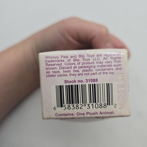 Whimzy Pets Paco Parrot Red Plush Bird Mini 3" 2009 Macaw Toy Stuffed Animal - Picture 5 of 7